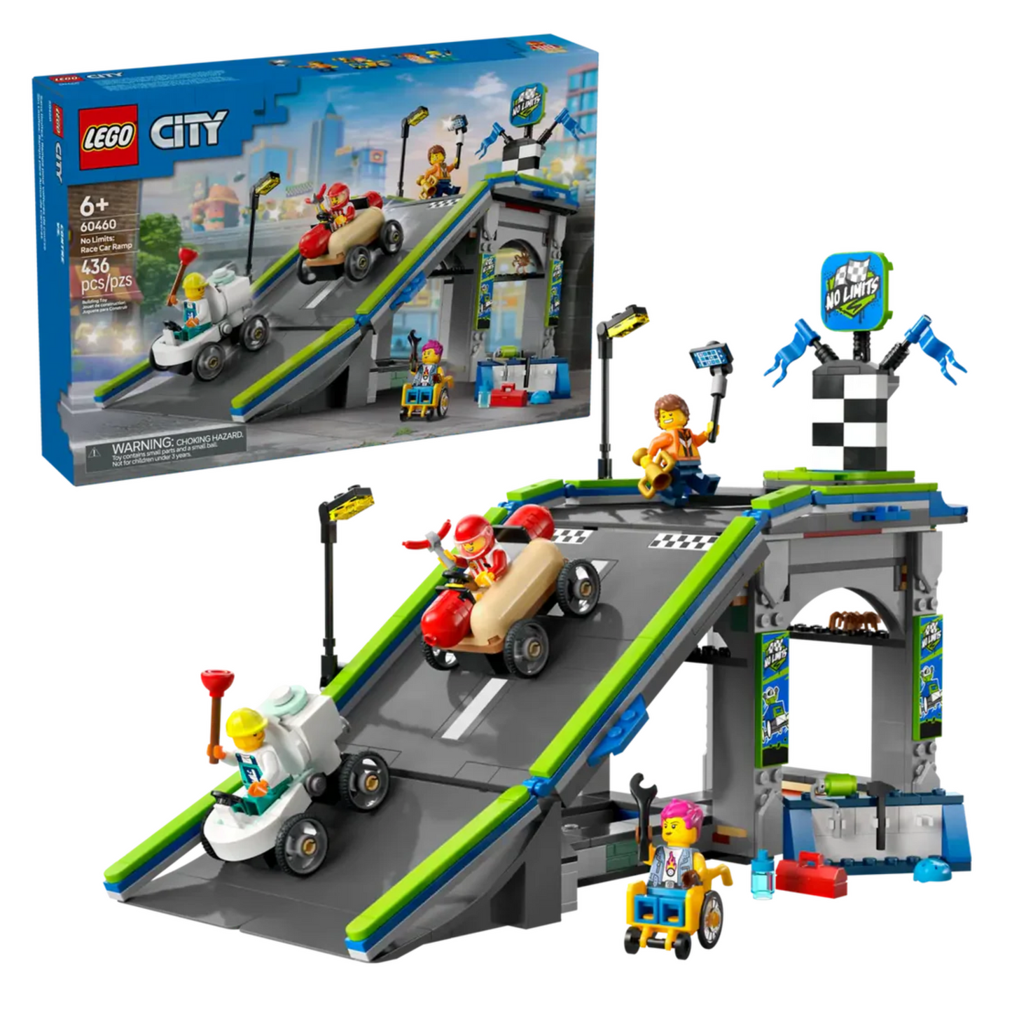 Lego No Limits: Race Car Ramp Track 3