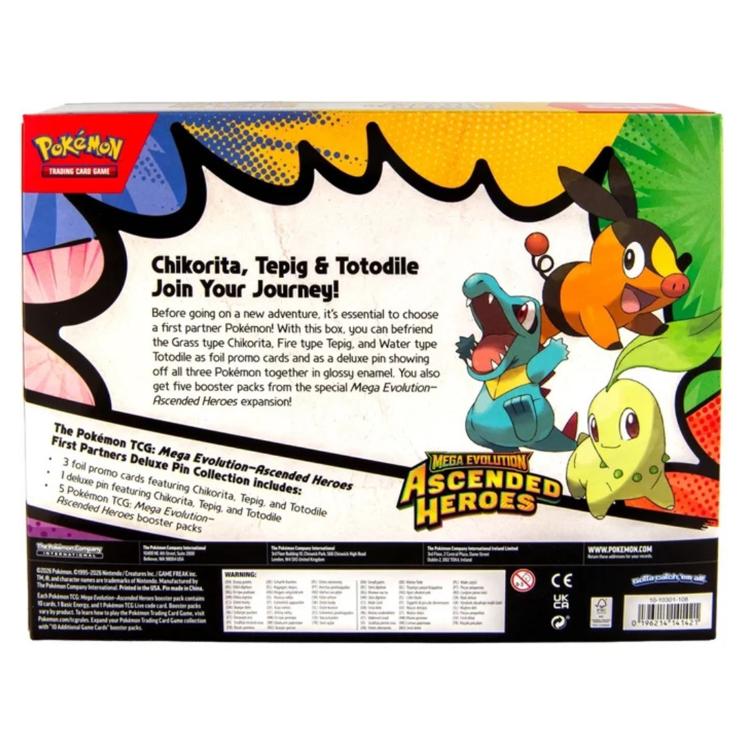 PRE ORDER : Pokemon TCG Mega Evolution Ascended Heroes First Partners