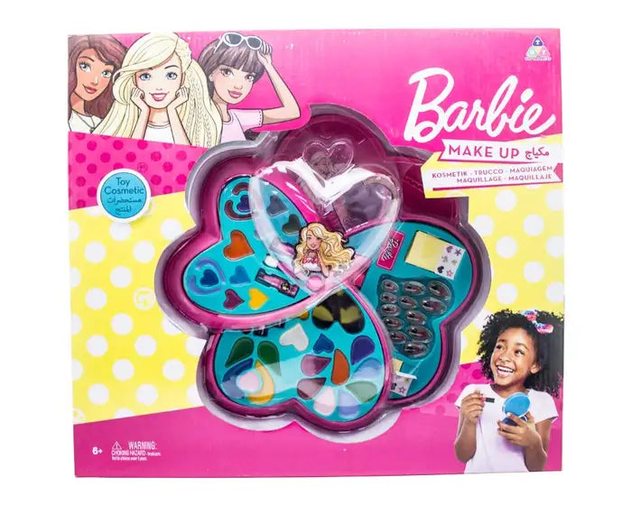 Barbie 4 Decks Heart Shape Cosmetic Case