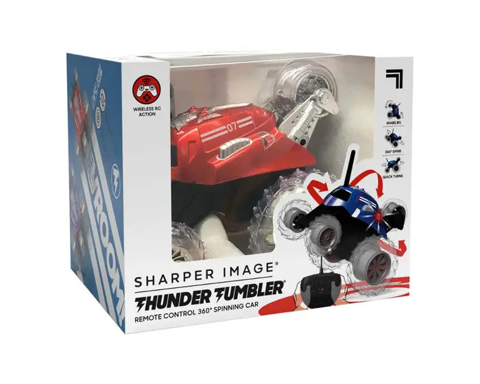 Sharper Image Toy RC Monster Thunder Tumbler Spinning Car