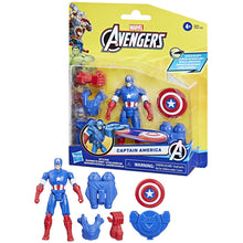 Hasbro Marvel Avengers Captain America 4" Battle Gear Action Figure