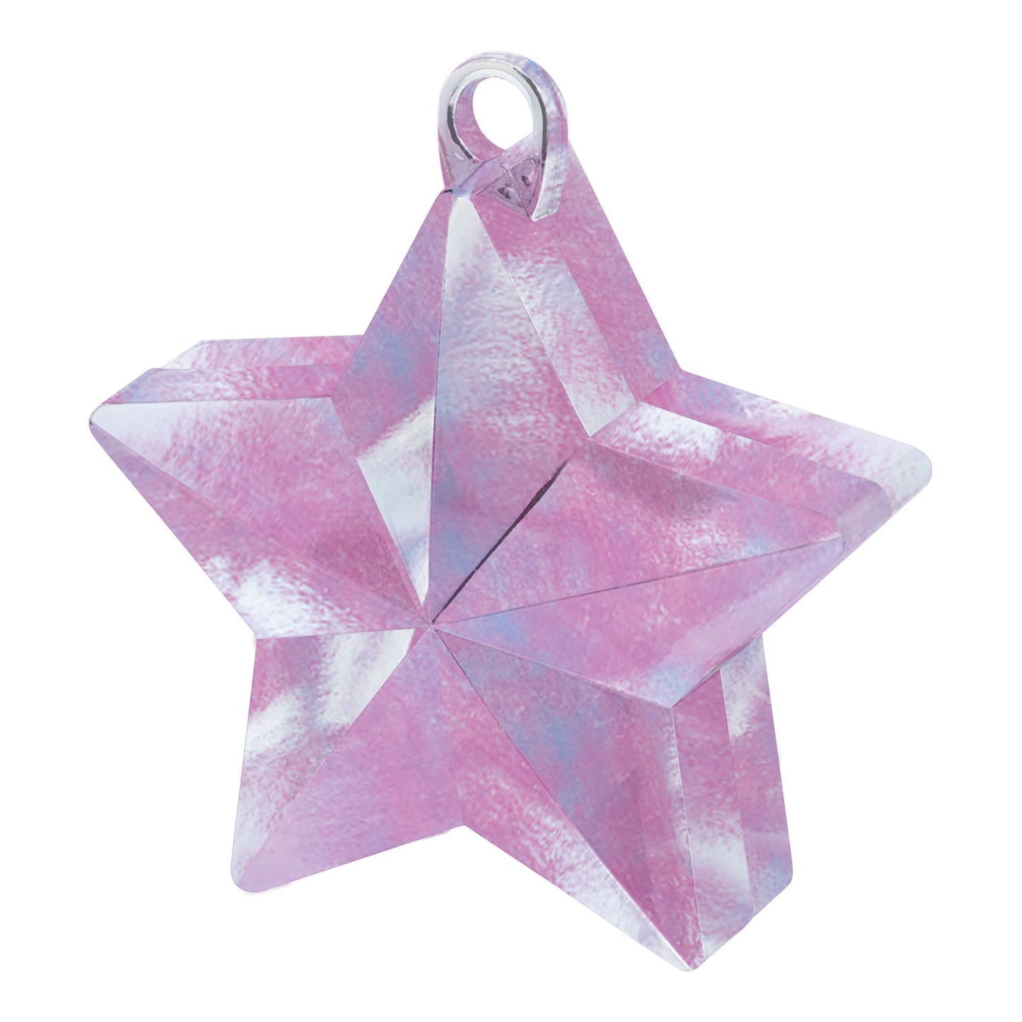 IRIDESCENT STAR BALLOON WEIGHT 6OZ