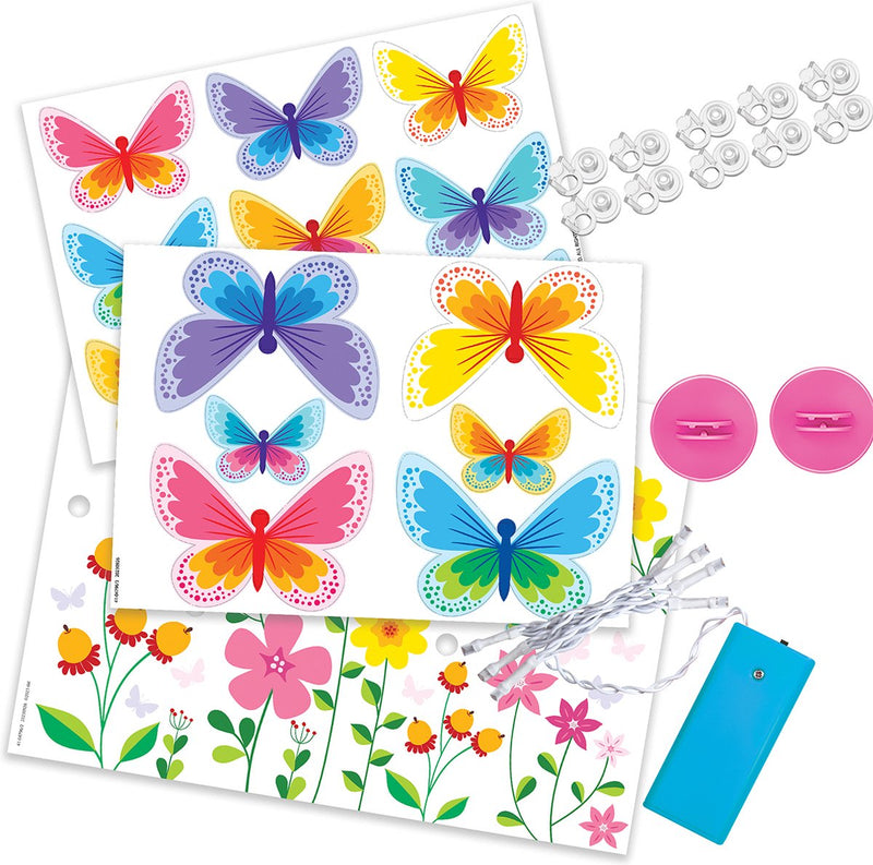 4M Kidzmaker - Glow 3D Butterfly Canvas