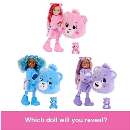 Mattel Barbie Chelsea Cutie Reveal Care Bears