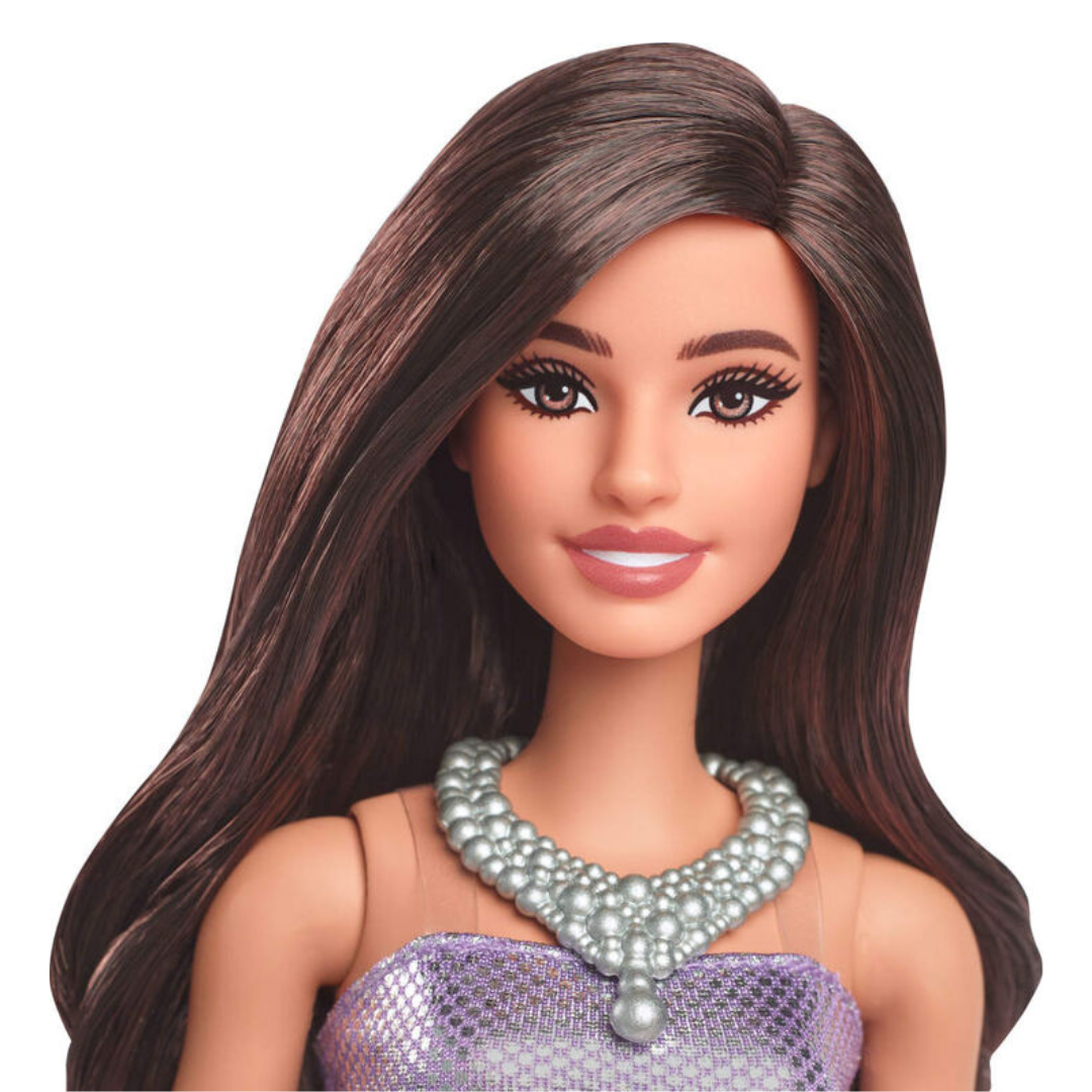 Barbie Fashionistas Doll -  Purple Bubble Hem