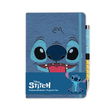 Erik Lilo & Stitch: Disney Stitch Tropical Plush Cover Premium A5 Notebook With Projector Pen