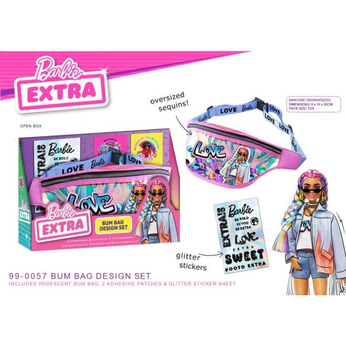 Barbie Extra Bum Bag Design Set
