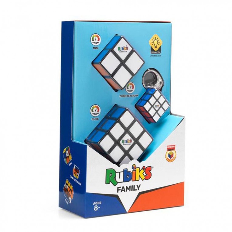 Rubik's Family Pack (Cube/Keychain/Mini)