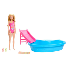 Mattel Barbie Pool With Doll