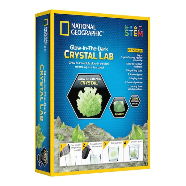 Nat Geo Carded Glow-In-The-Dark Crystal Lab