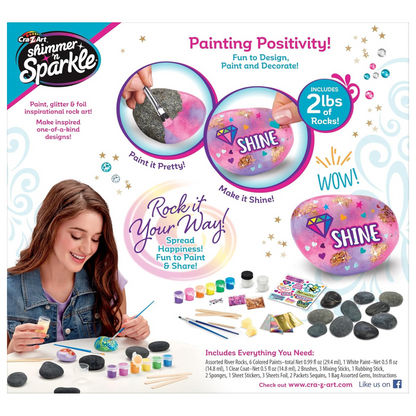 Shimmer N Sparkle Inspirational Rock Art