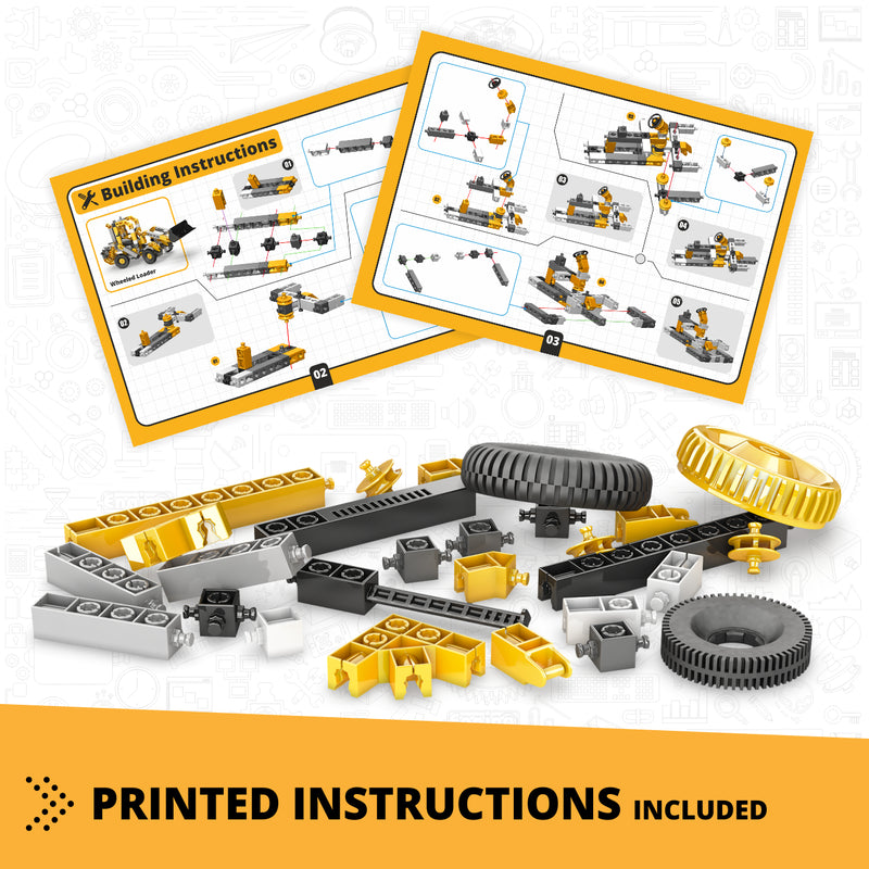 Engino Creative Builder Wheel Loader Machinery Set