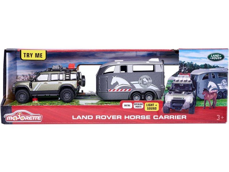Majorette - Land Rover Horse Carrier