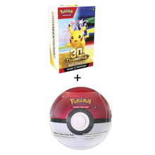 PRE ORDER : 30th Booster Bundle + Poke Ball Tin 2024