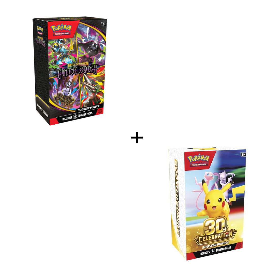 PRE ORDER : 30th Booster Bundle + Pitch Black Booster Bundle