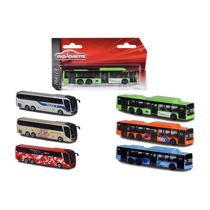 Majorette Man City Bus - 6 Asstd