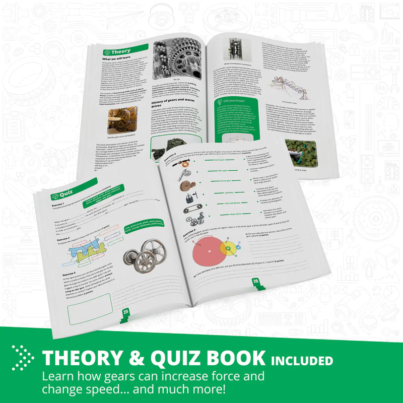 Engino Discovering Stem Mechanics - Gears & Worm Drives