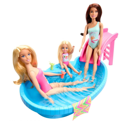 Mattel Barbie Pool With Doll