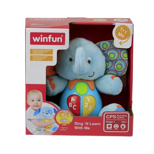 Winfun Sing N Learn With Me - Timber The Elephant