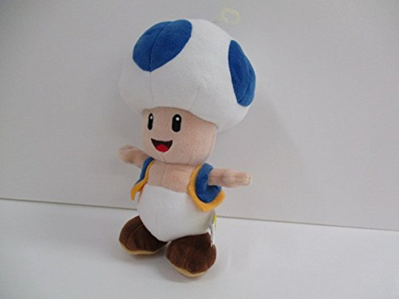 San-ei Super Mario Plush Doll  - Blue Toad (S)