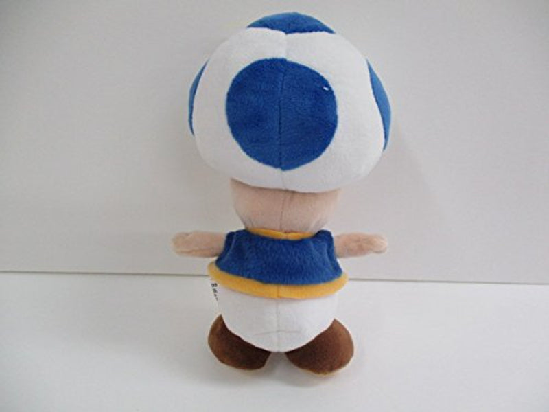 San-ei Super Mario Plush Doll  - Blue Toad (S)