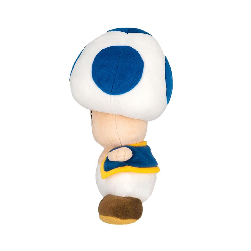 San-ei Super Mario Plush Doll  - Blue Toad (S)