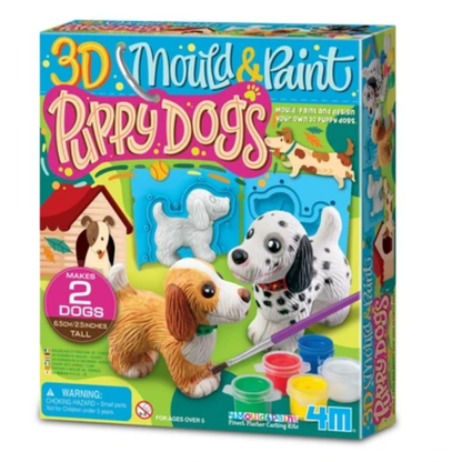 4M 3D Mould & Paint Puppy Dogs