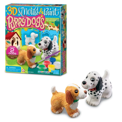 4M 3D Mould & Paint Puppy Dogs