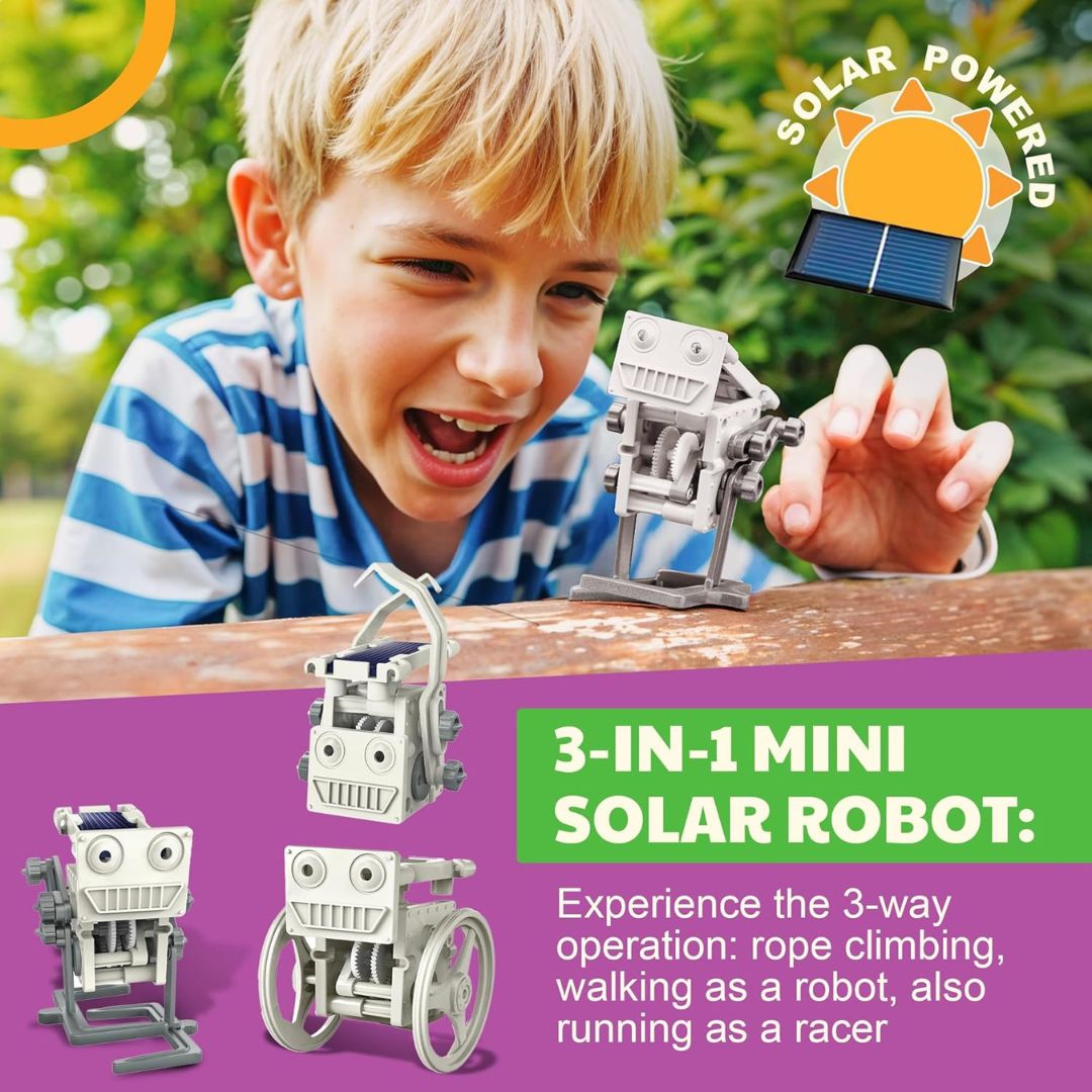 4M Eco Engineering / 3-In-1 Mini Solar Robot