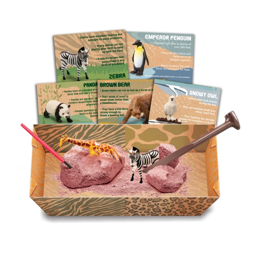 4M Kidz Labs - Wildlife Animals Digging Kit