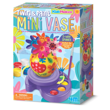 4M KidzMaker - Twirl & Paint Mini Vase