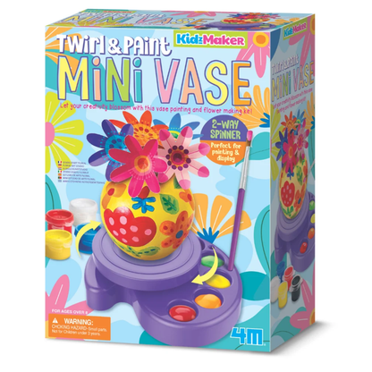 4M KidzMaker - Twirl & Paint Mini Vase