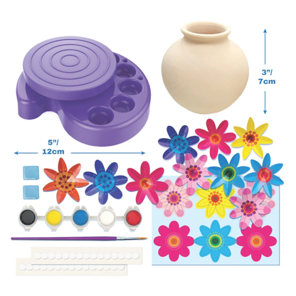 4M KidzMaker - Twirl & Paint Mini Vase