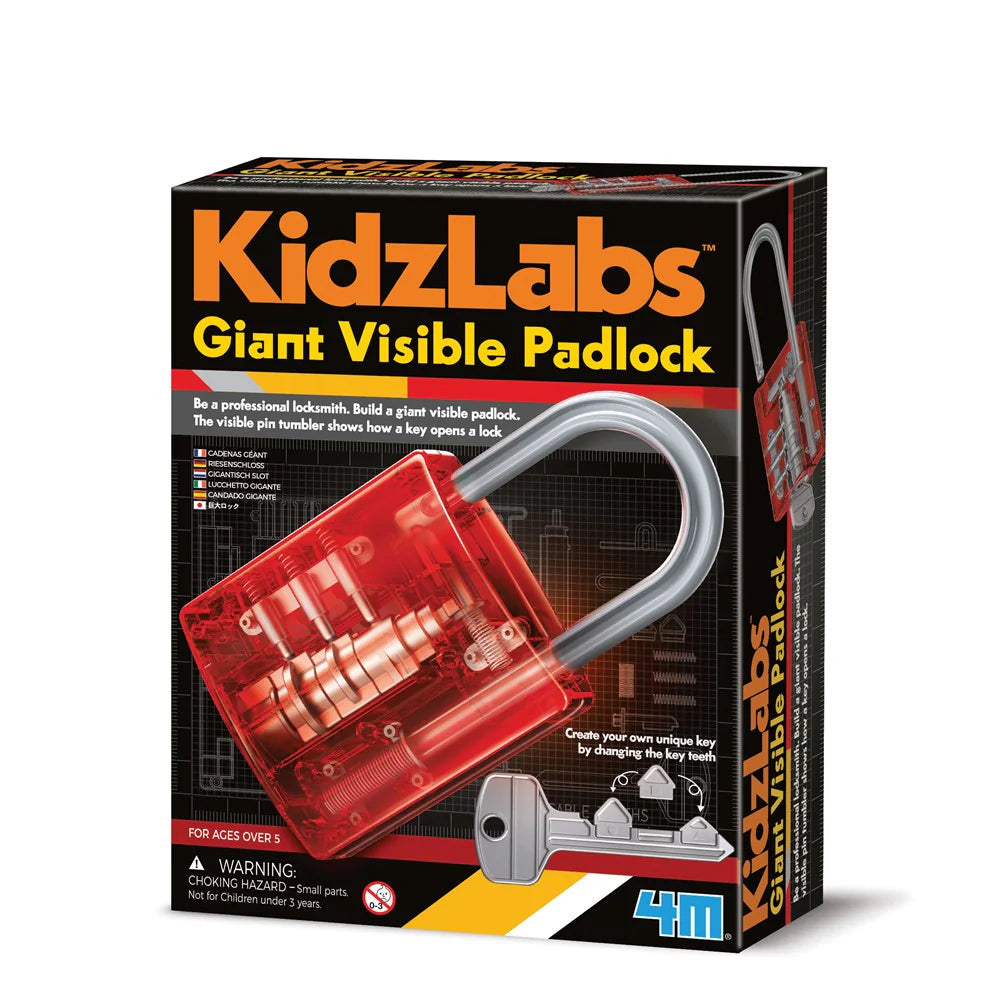 4M Kidz Labs - Giant Visible Padlock 1