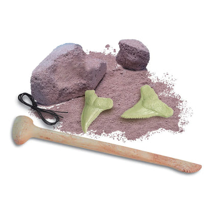 4M Kidz Labs Dig Glow Shark Tooth Fossils 3