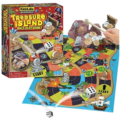 4M Kidz Labs Gamemaker - Treasure Island Dig & Play Game 3