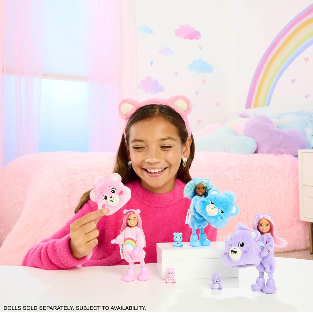 Mattel Barbie Chelsea Cutie Reveal Care Bears