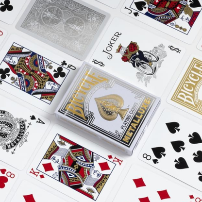 Playing Cards: Bicycle - Metalluxe Silver