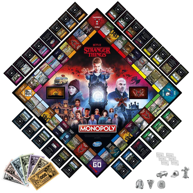 HasBro Monopoly Stranger Things Board Games