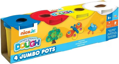 Addo Nick Jr Ready Steady Dough 4 Jumbo Pots (4 × 114g)