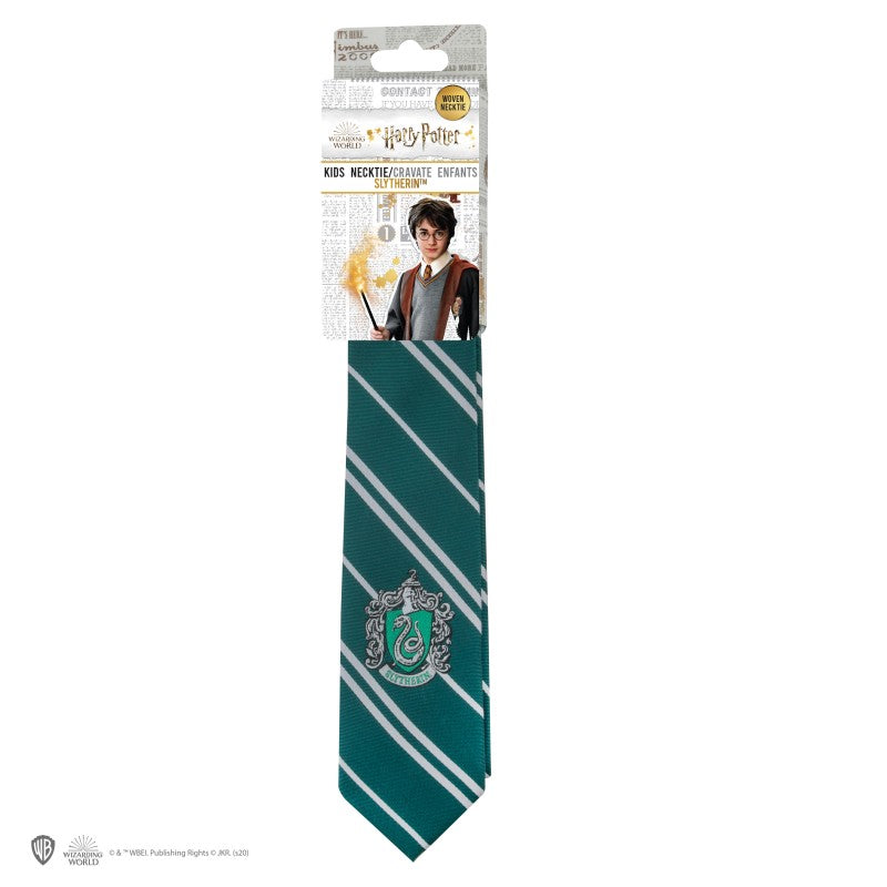 Harry Potter Cinereplica: Necktie Kids Slytherin Woven Logo