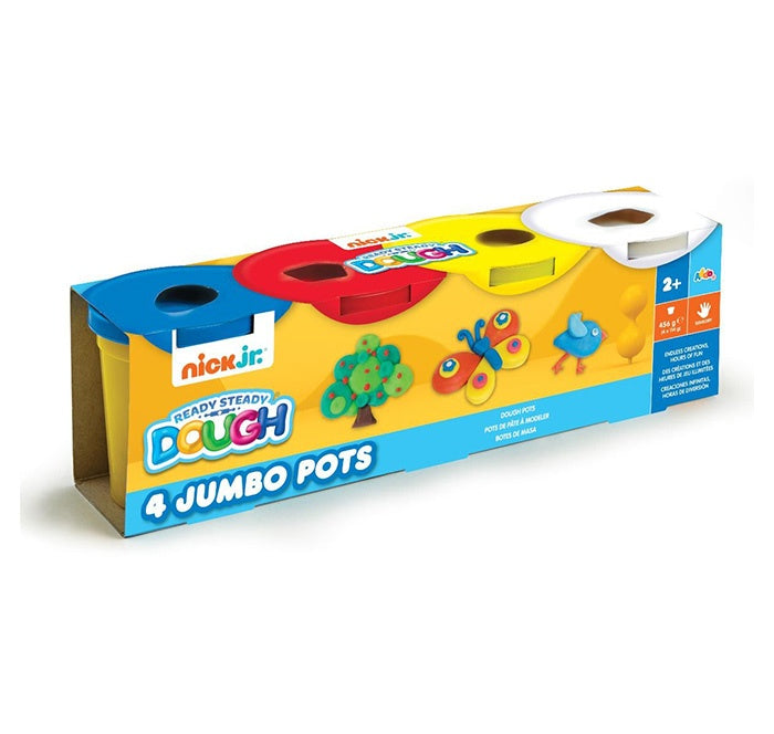 Addo Nick Jr Ready Steady Dough 4 Jumbo Pots (4 × 114g)