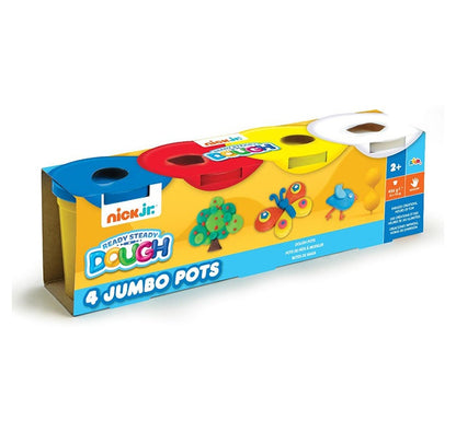 Addo Nick Jr Ready Steady Dough 4 Jumbo Pots (4 × 114g)