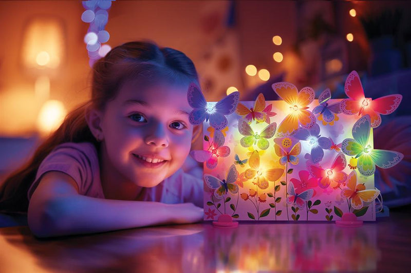 4M Kidzmaker - Glow 3D Butterfly Canvas