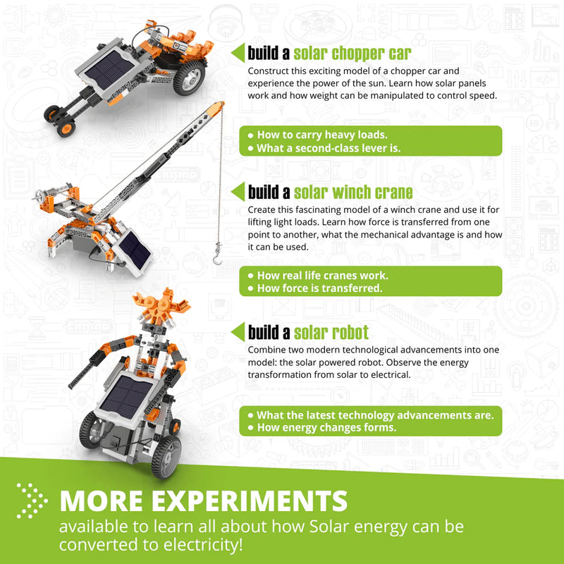 Engino Discovery Stem Solar Power - Sunlight To Electricity