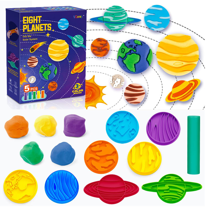 Slimy Planet Dough -Diy Deluxe Set With Accessories