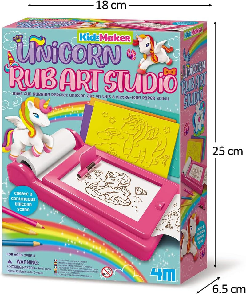 4M Kidzmaker - Unicorn Rub Art Studio