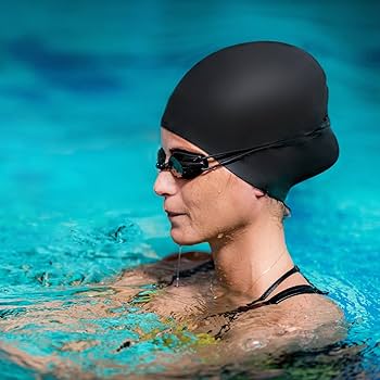 Ds swim silicone swim cap - adult