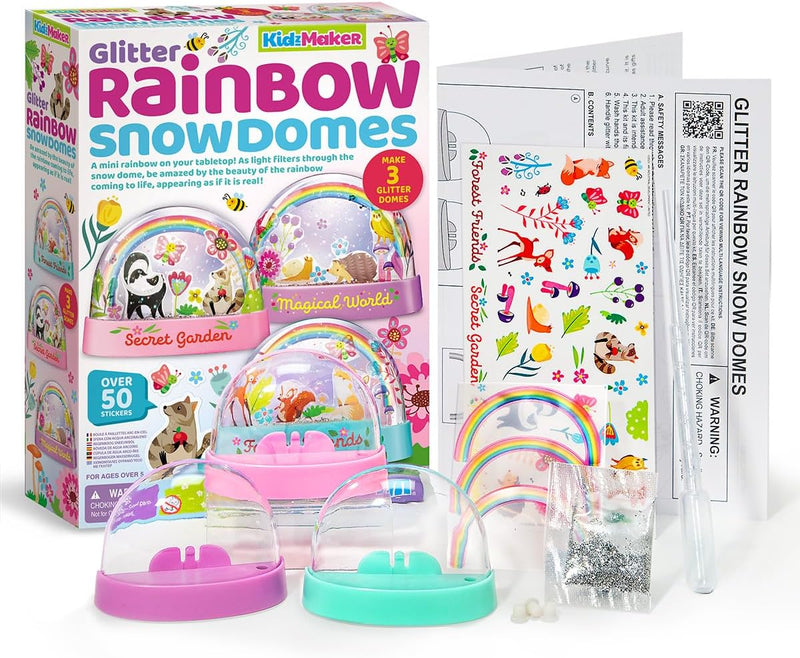 4M Kidzmaker - Glitter Snow Domes