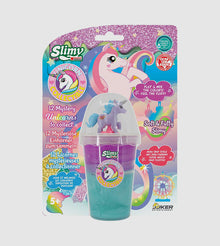 Slimy Unicorn With 12 Unicorn Collectibles 2 Color In A Cup In Blistercard